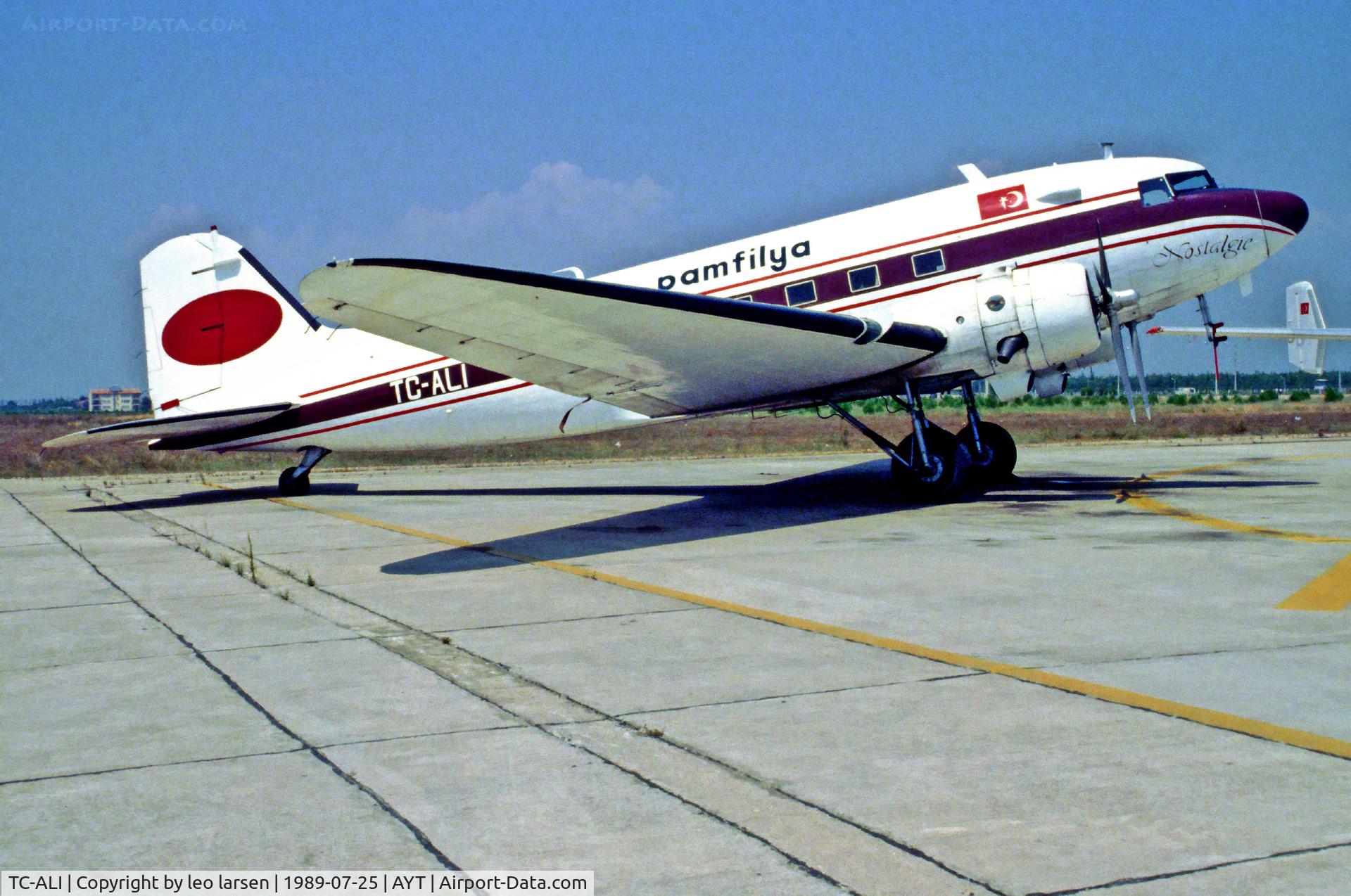 TC-ALI, 1943 Douglas C-47A Skytrain C/N 12830, Antalya Turkey