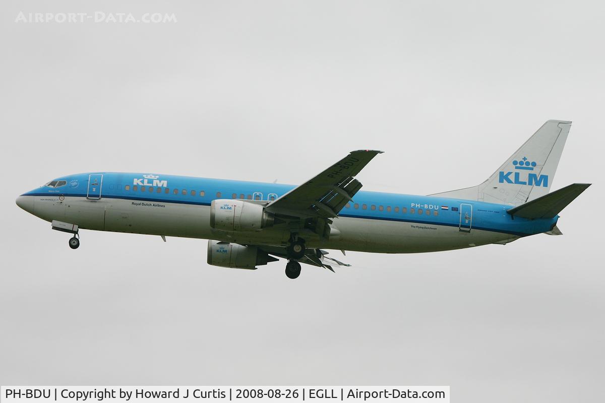 PH-BDU, 1990 Boeing 737-406 C/N 24857, Operated by KLM