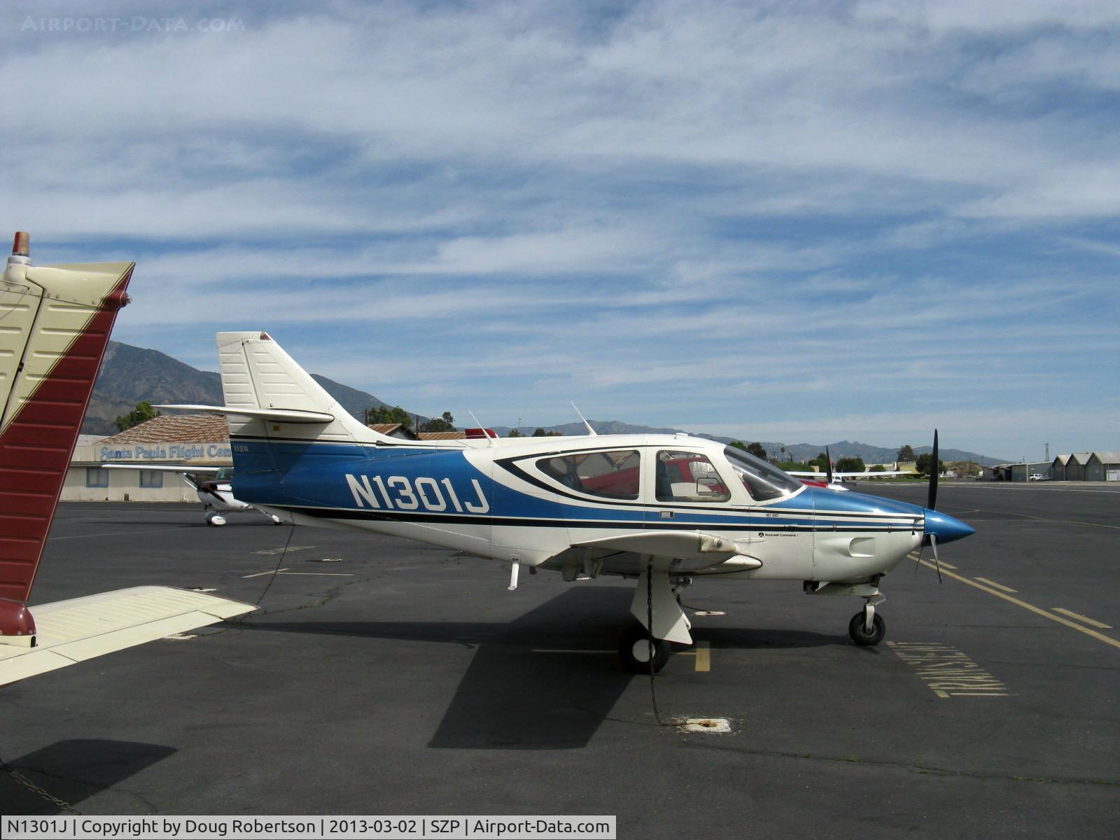 N1301J, 1975 Rockwell International 112A Commander C/N 301, 1975 Rockwell COMMANDER 112A 'HOTSHOT', Lycoming IO-360-C1D6 200 Hp, a modern competitive design with good ergonomics for pilot and passengers