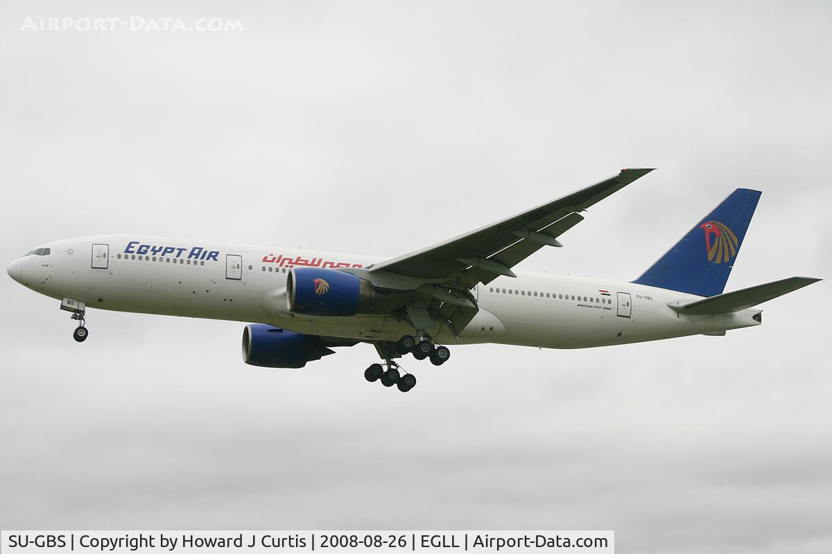 SU-GBS, 1997 Boeing 777-266/ER C/N 28425, Egyptair