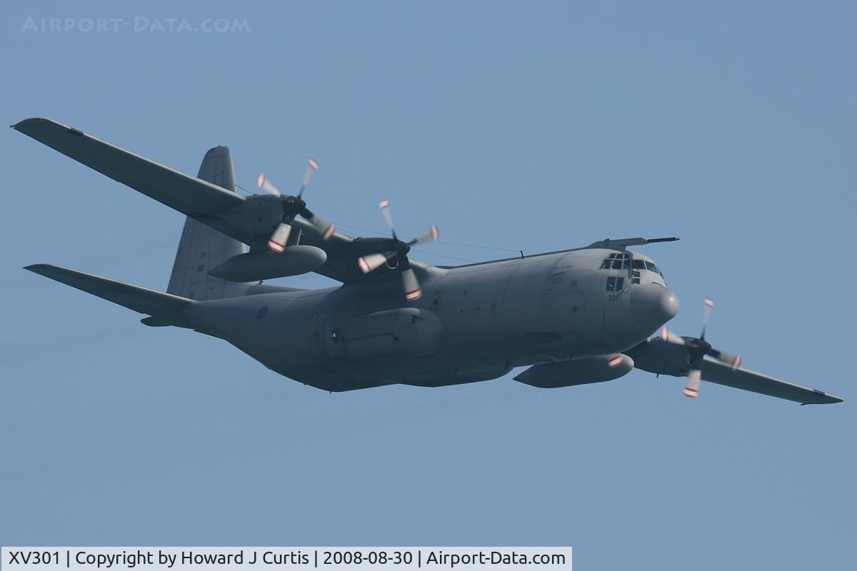 XV301, 1967 Lockheed C-130K Hercules C.3 C/N 382-4268, At the Bournemouth Air Festival.