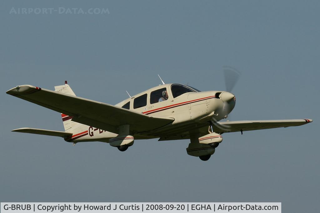 G-BRUB, 1981 Piper PA-28-161 Warrior II C/N 28-8116177, Privately owned.