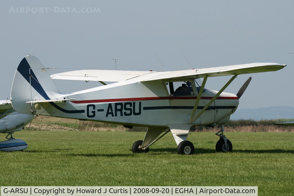 G-ARSU, 1961 Piper PA-22-108 Colt Colt C/N 22-8835, Privately owned.