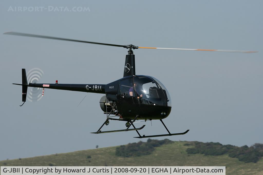 G-JBII, 1990 Robinson R22 Beta C/N 1368, Privately owned.