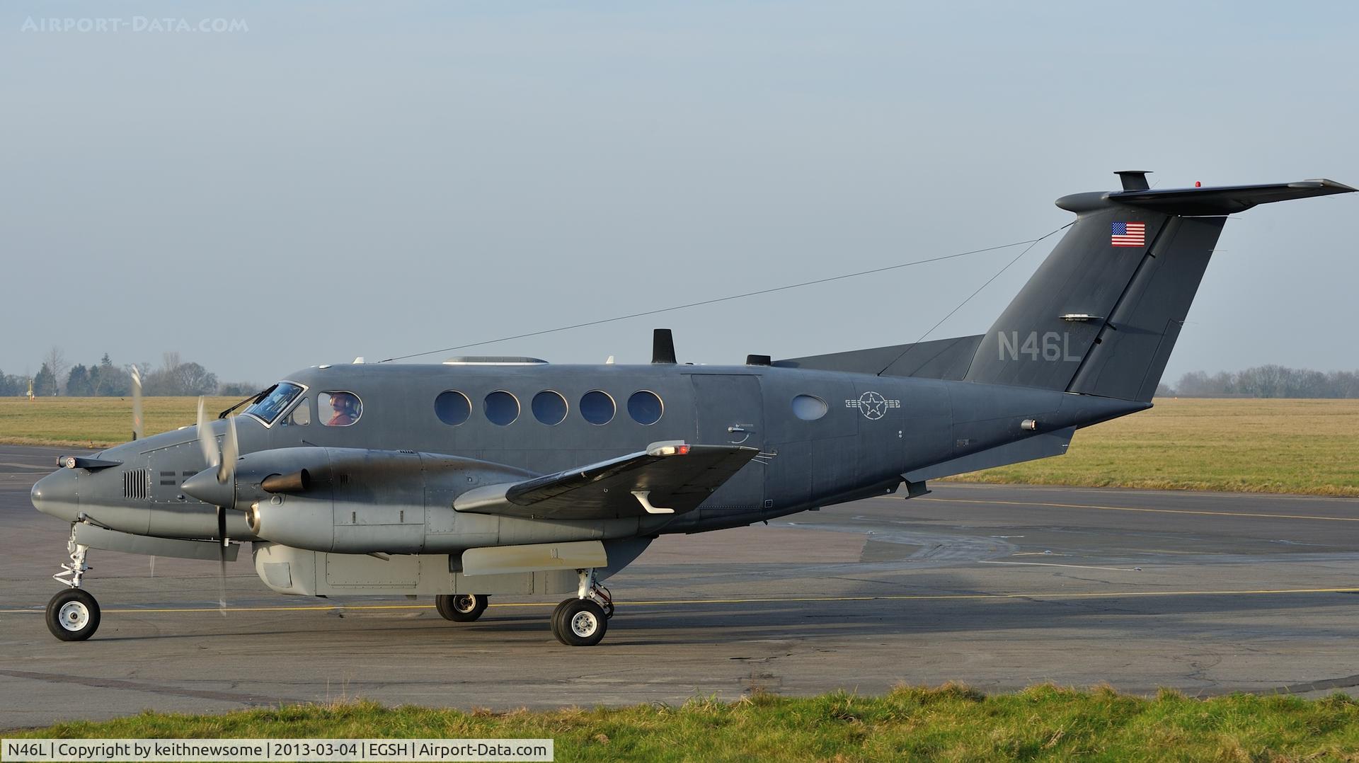 N46L, 1978 Beech 200 (C-12C) King Air C/N BC-56, US Army 'civilian' 2