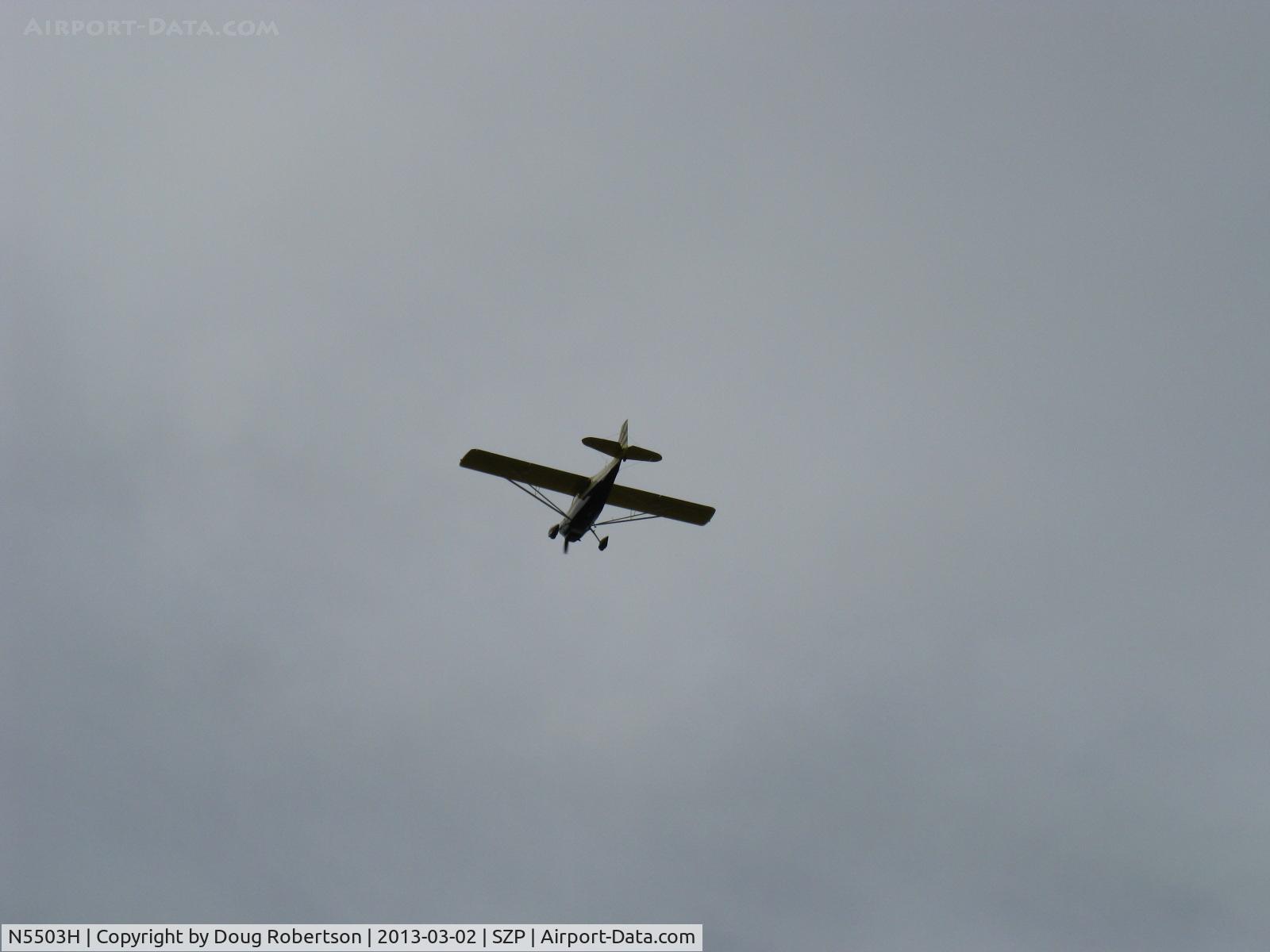 N5503H, 1978 Bellanca 8KCAB Super Decathlon C/N 413-78, 1978 Bellanca 8KCAB SUPER DECATHLON, Lycoming AEIO-360 180 Hp, takeoff climb Rwy 22
