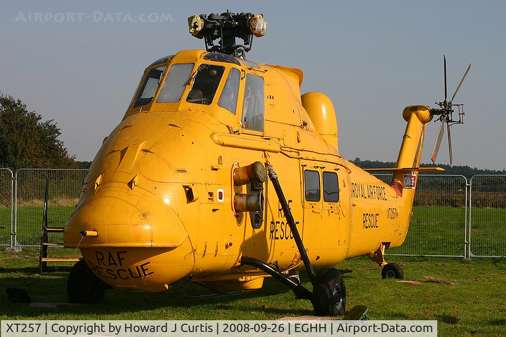 XT257, 1967 Westland Wessex HAS.3 C/N WA241, At the new museum site prior to opening and fencing being erected.