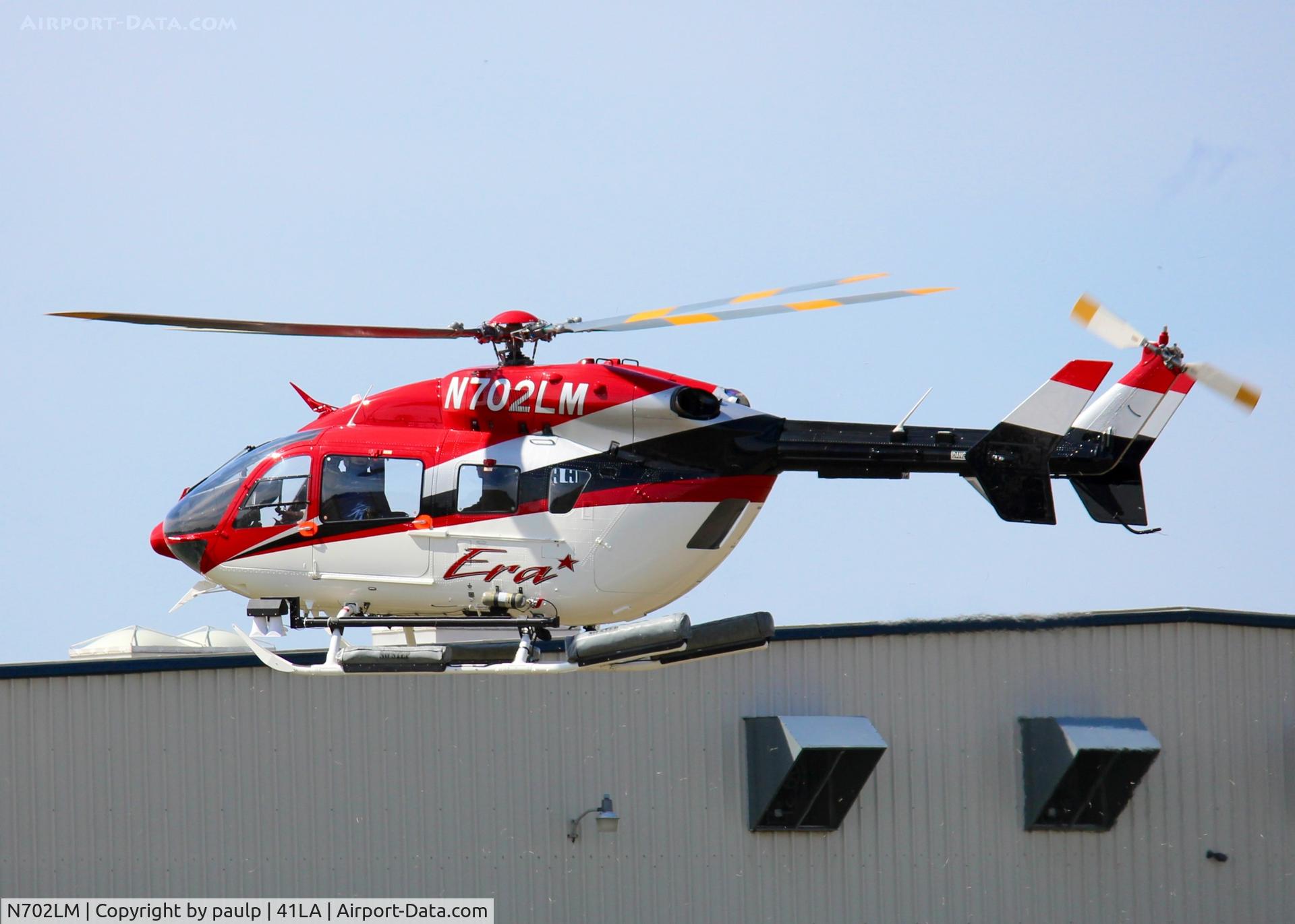 N702LM, 2008 Eurocopter-Kawasaki EC-145 (BK-117C-2) C/N 9197, At Metro Aviation.  Looks like it has all the bells and whistles on this beautiful aircraft. Wonderful aircraft are put out at Metro! They are ones of the best in the biz!