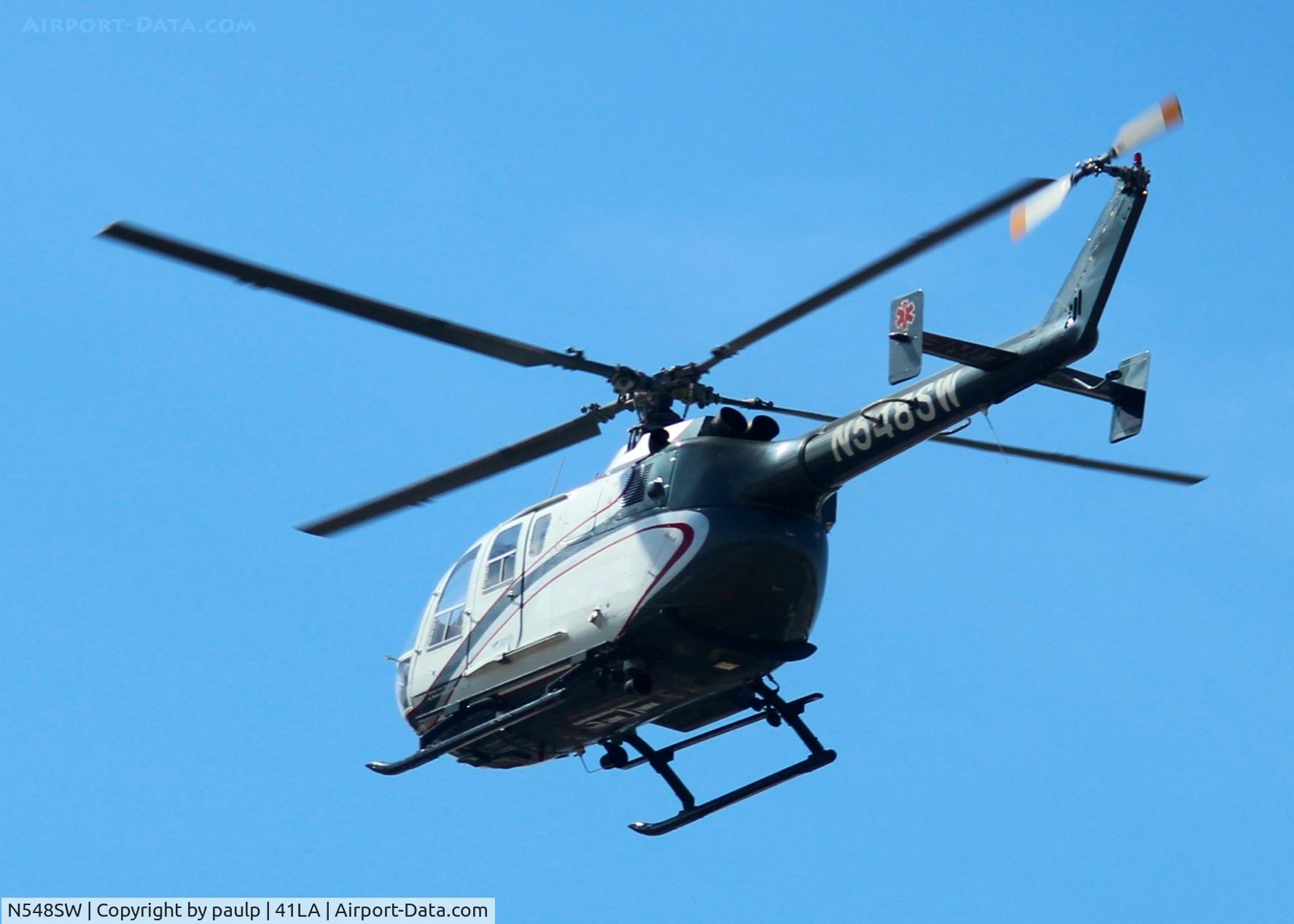 N548SW, 1988 MBB Bo-105CB C/N S-718, At Metro Aviation.
