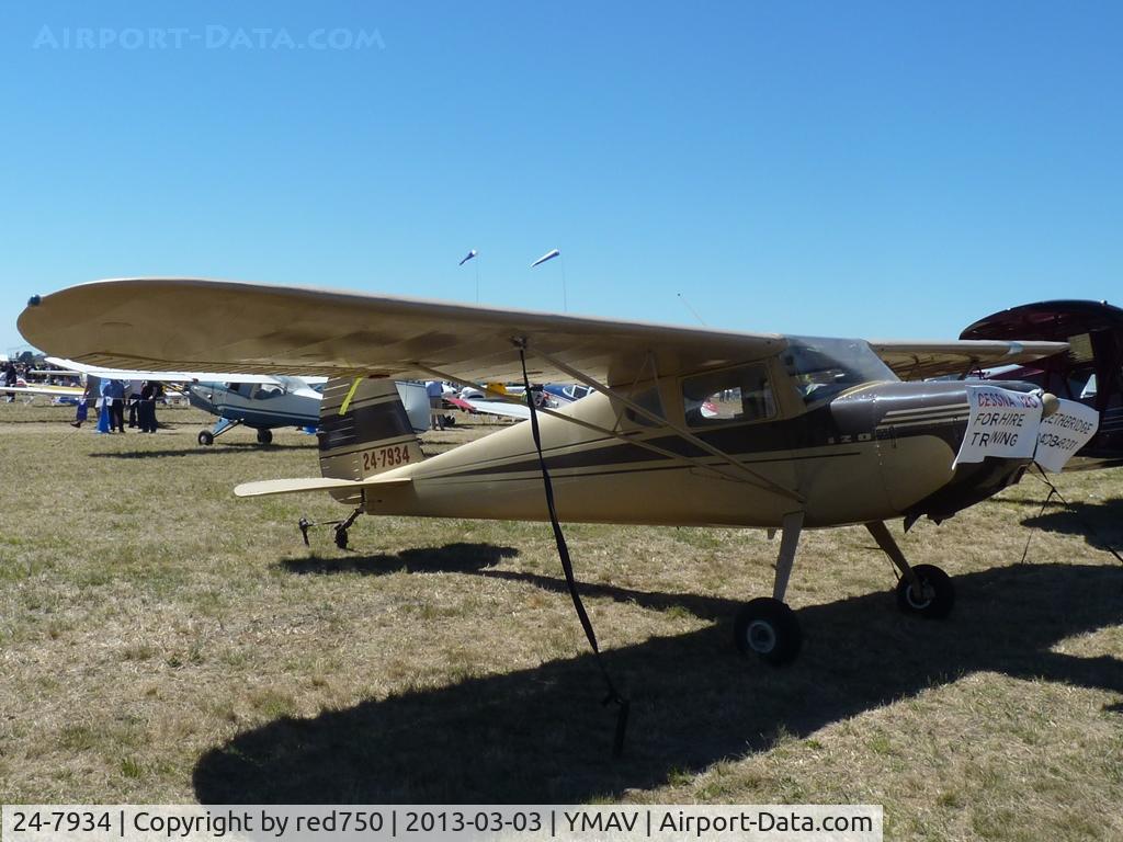 24-7934, Cessna 120 C/N Not found 24-7934, 24-7934 at the 2013 Australian International Airshow, Avalon.