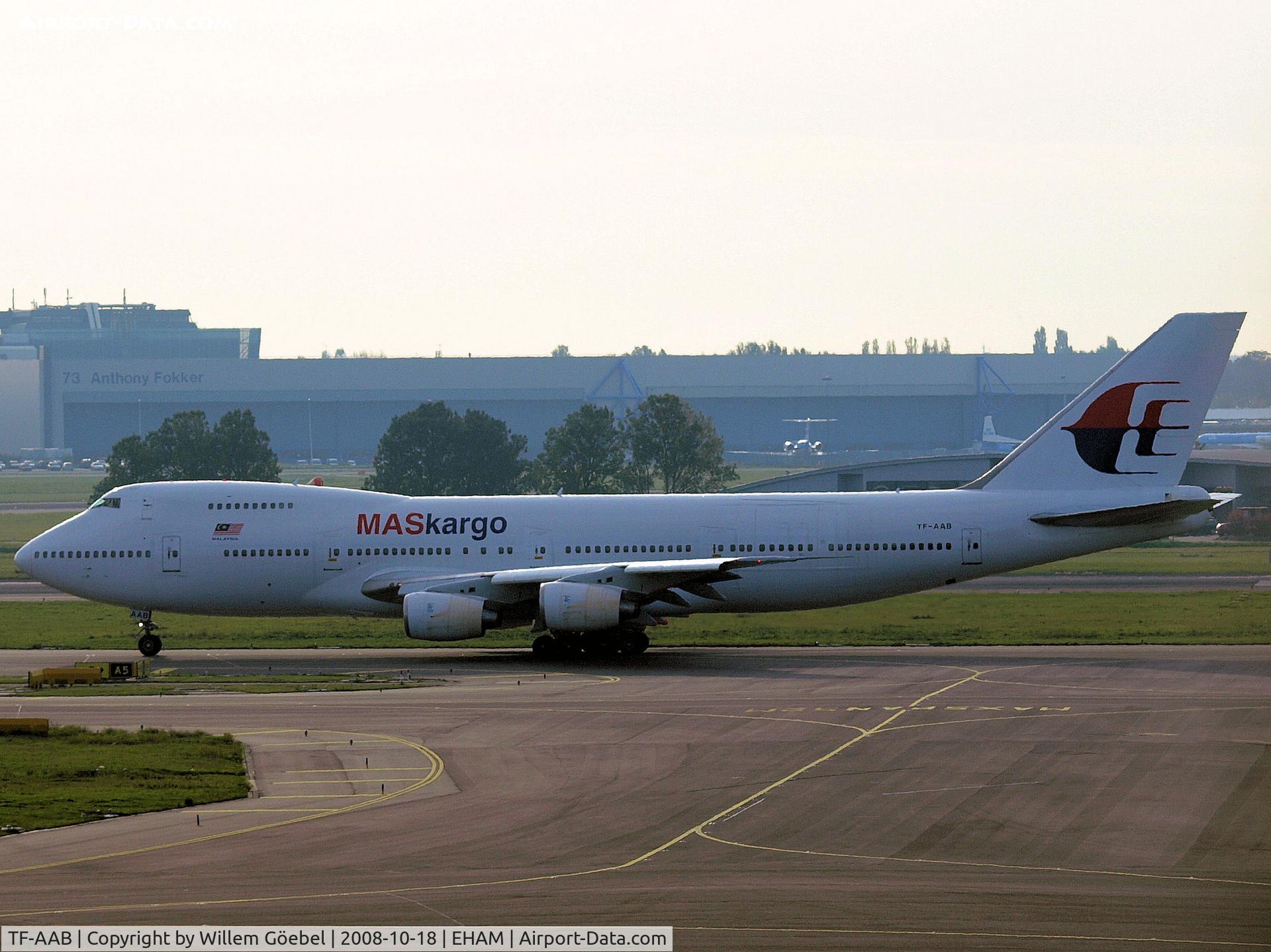 TF-AAB, 1981 Boeing 747-236B C/N 22304, Taxi to runway 24 of Schiphol Airport