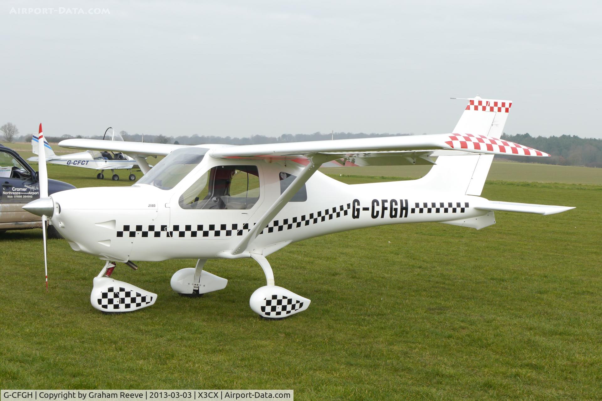 G-CFGH, 2008 Jabiru J160 C/N PFA 346-14693, Parked at Northrepps.