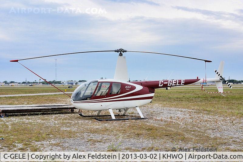 C-GELE, 1998 Robinson R44 C/N 0498, At North Perry