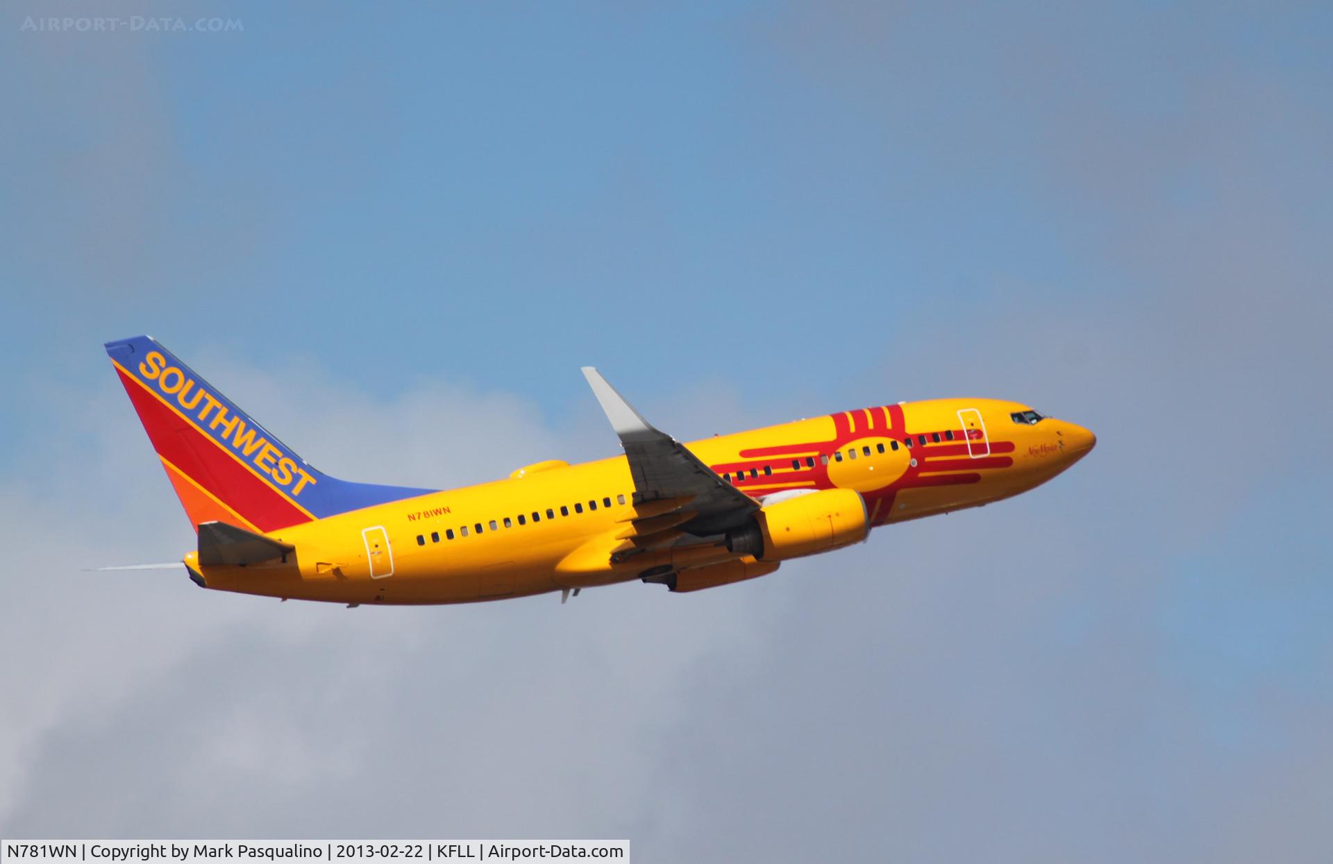 N781WN, 2000 Boeing 737-7H4 C/N 30601, Boeing 737-700