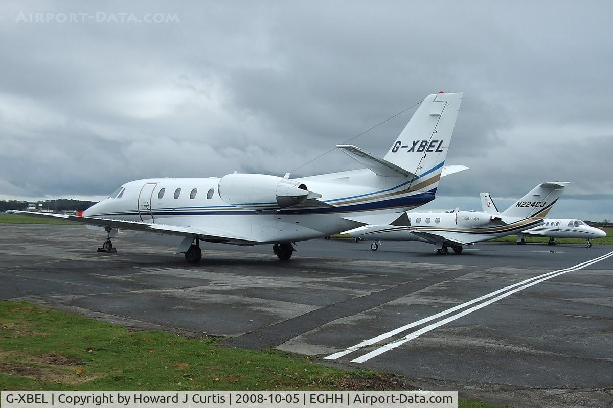 G-XBEL, 2007 Cessna 560XL Citation XLS C/N 560-5698, Corporate