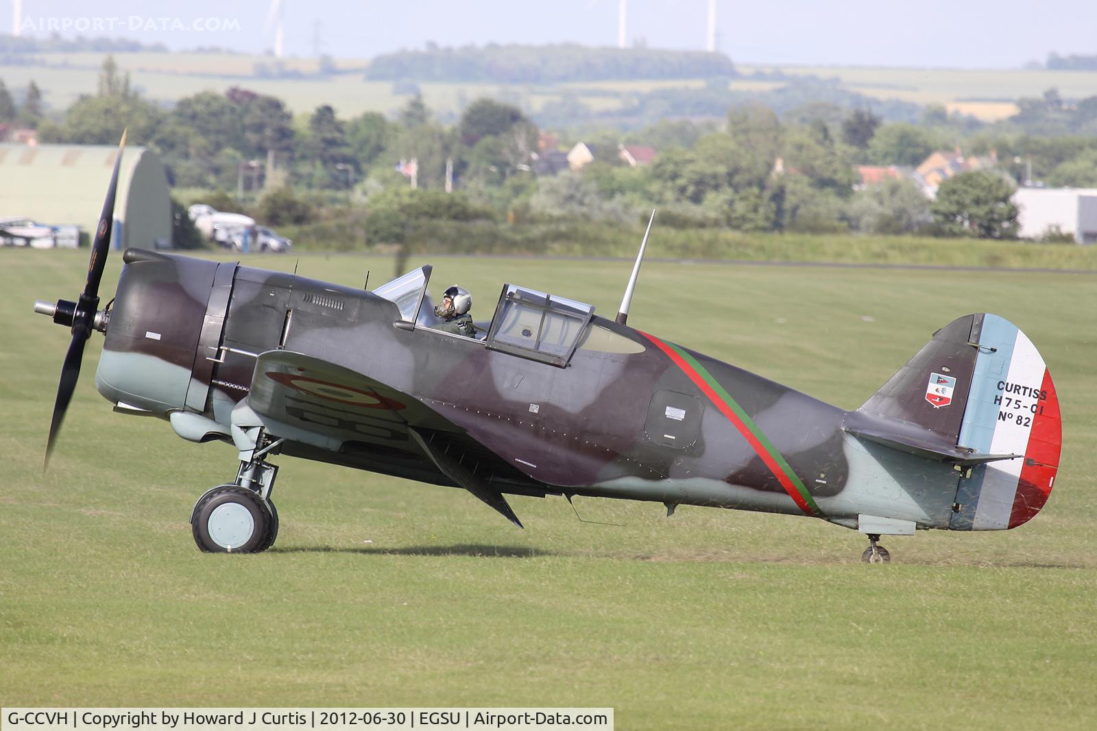 G-CCVH, 1939 Curtiss H-75A-1 C/N 12881, At Flying Legends.