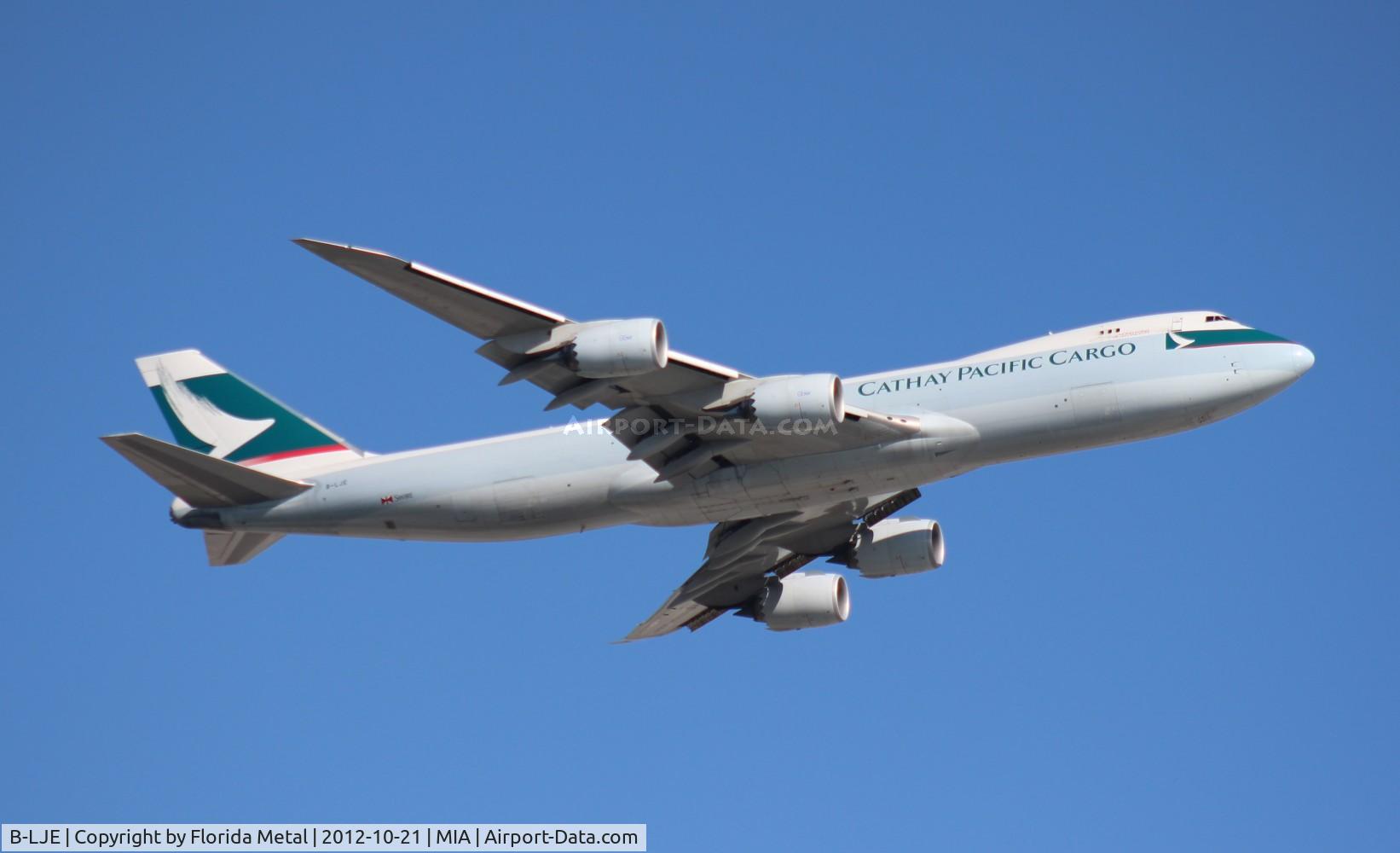 B-LJE, 2011 Boeing 747-867F/SCD C/N 39242, Cathay Cargo 747-8F