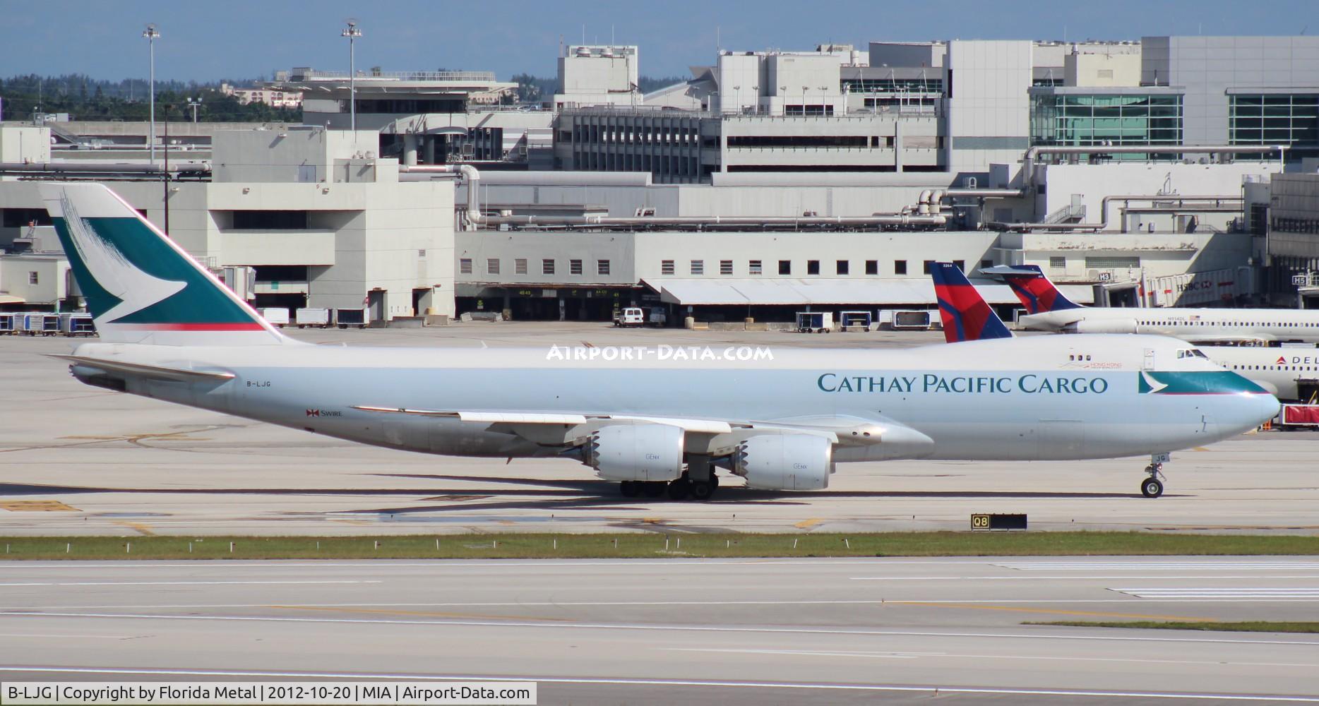 B-LJG, 2012 Boeing 747-867F C/N 39244, Cathay Cargo 747-8F