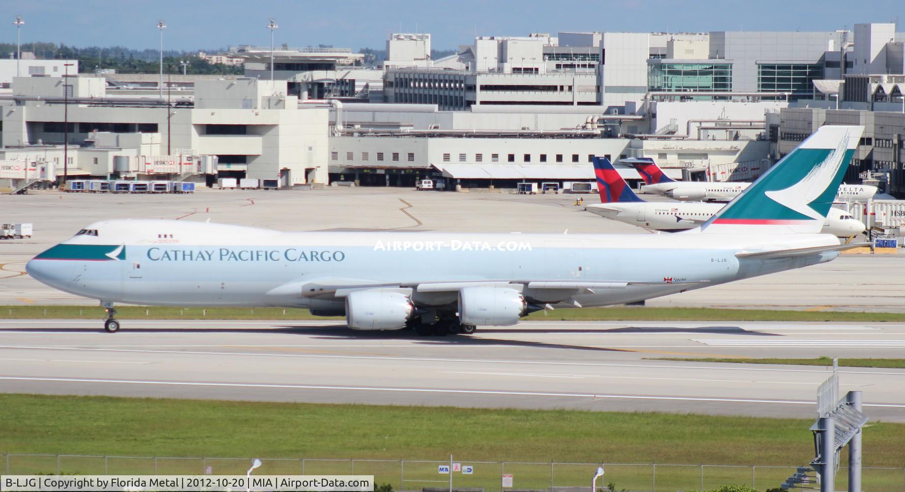 B-LJG, 2012 Boeing 747-867F C/N 39244, Cathay Cargo 747-8F