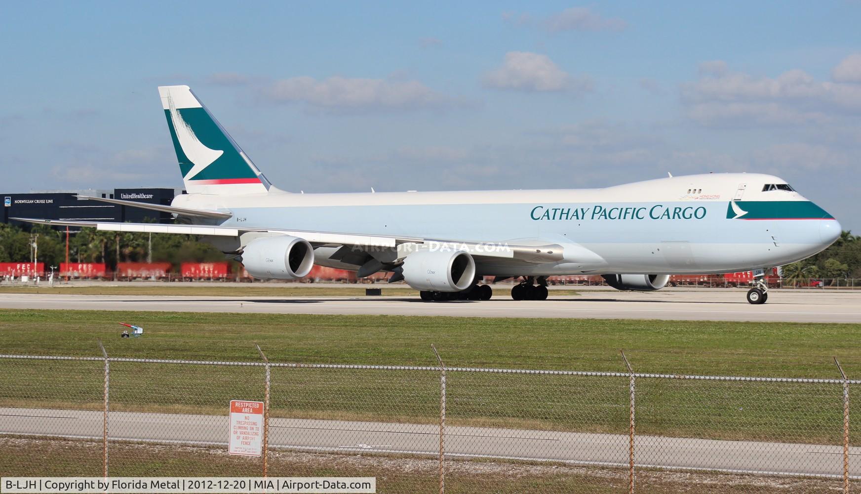 B-LJH, 2012 Boeing 747-867F/SCD C/N 39245, Cathay Cargo 747-8F