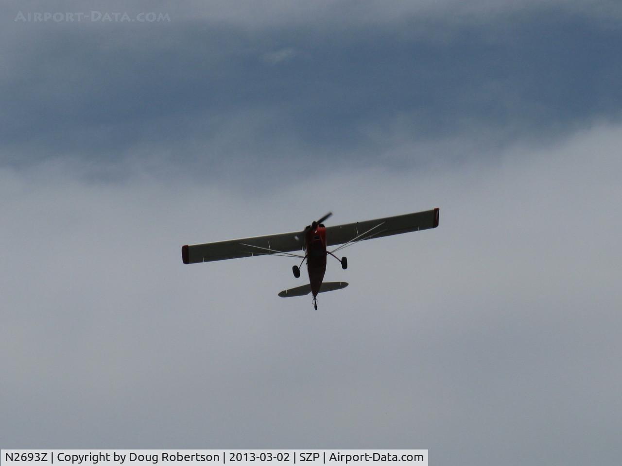 N2693Z, 1978 Bellanca 8GCBC C/N 268-78, 1978 Bellanca 8GCBC SCOUT, Lycoming O&VO-360 180 Hp, newly recovered and refinished, takeoff climb Rwy 22