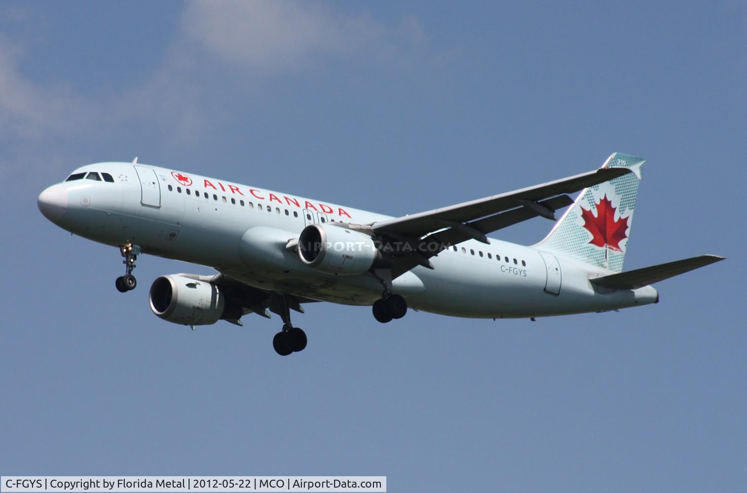 C-FGYS, 1991 Airbus A320-211 C/N 255, Air Canada A320