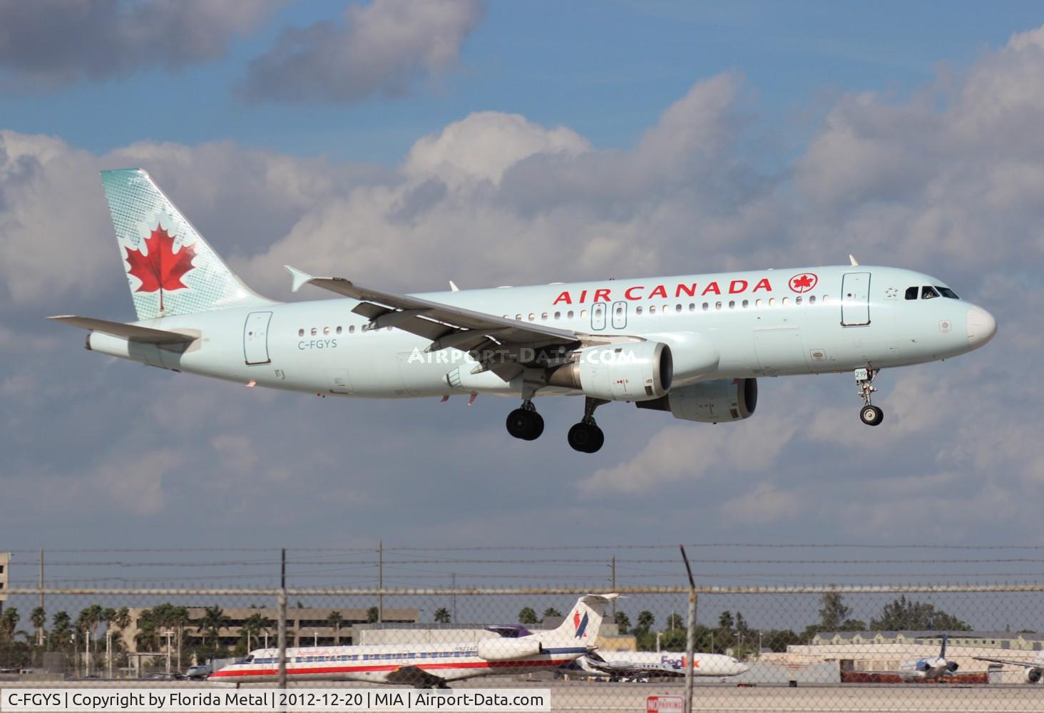 C-FGYS, 1991 Airbus A320-211 C/N 255, Air Canada A320
