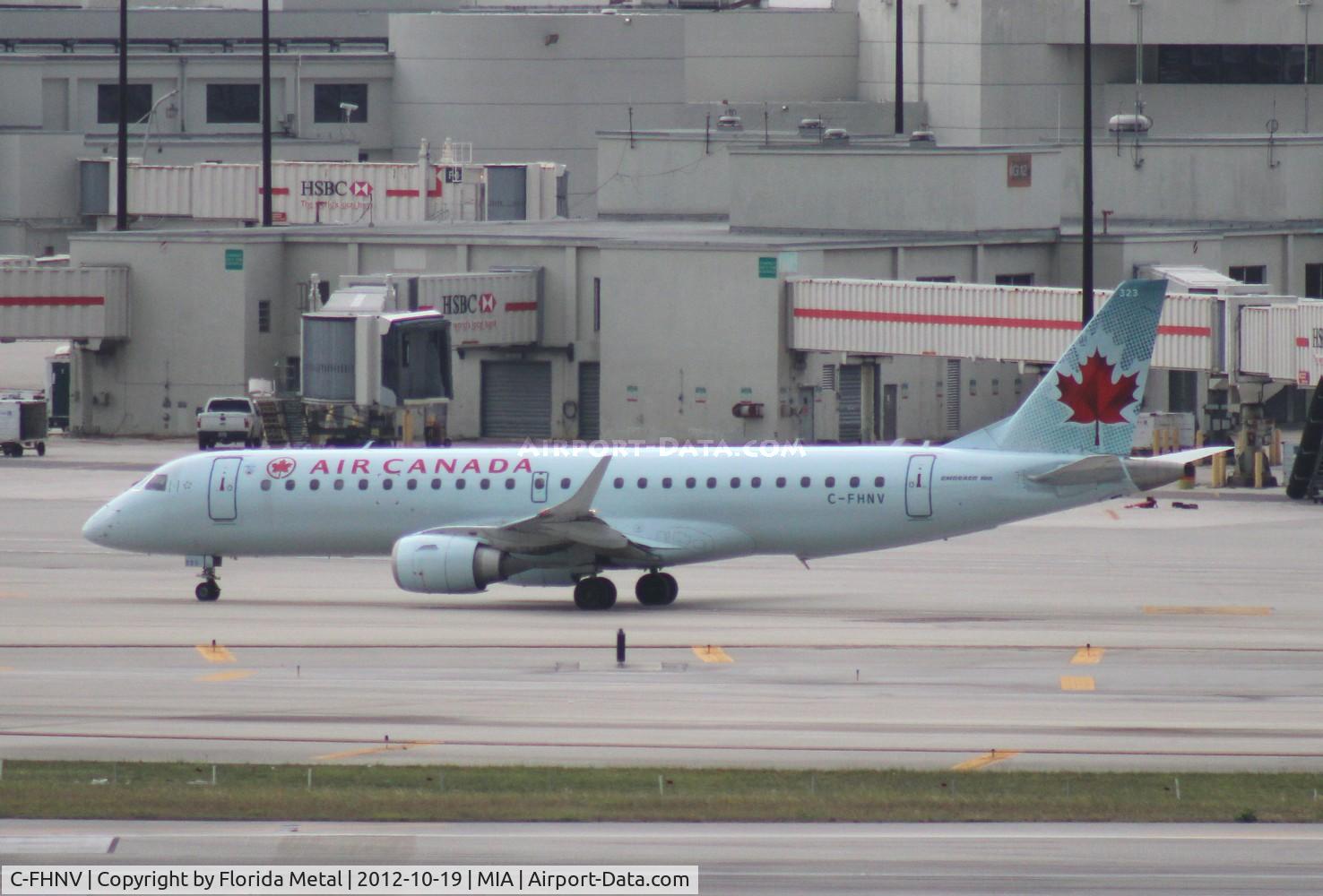 C-FHNV, 2007 Embraer 190AR (ERJ-190-100IGW) C/N 19000075, Air Canada E190