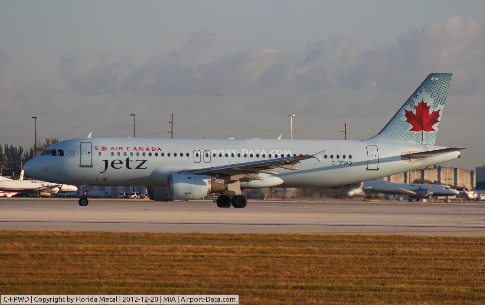 C-FPWD, 1991 Airbus A320-211 C/N 231, Air Canada AC Jetz A320