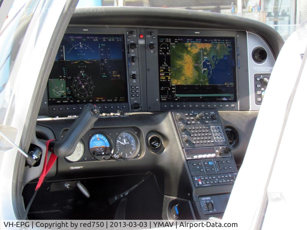 VH-EPG, 2012 Cirrus SR22T C/N 269, Panel of VH-EPG at 2013 Australian International Airshow, Avalon