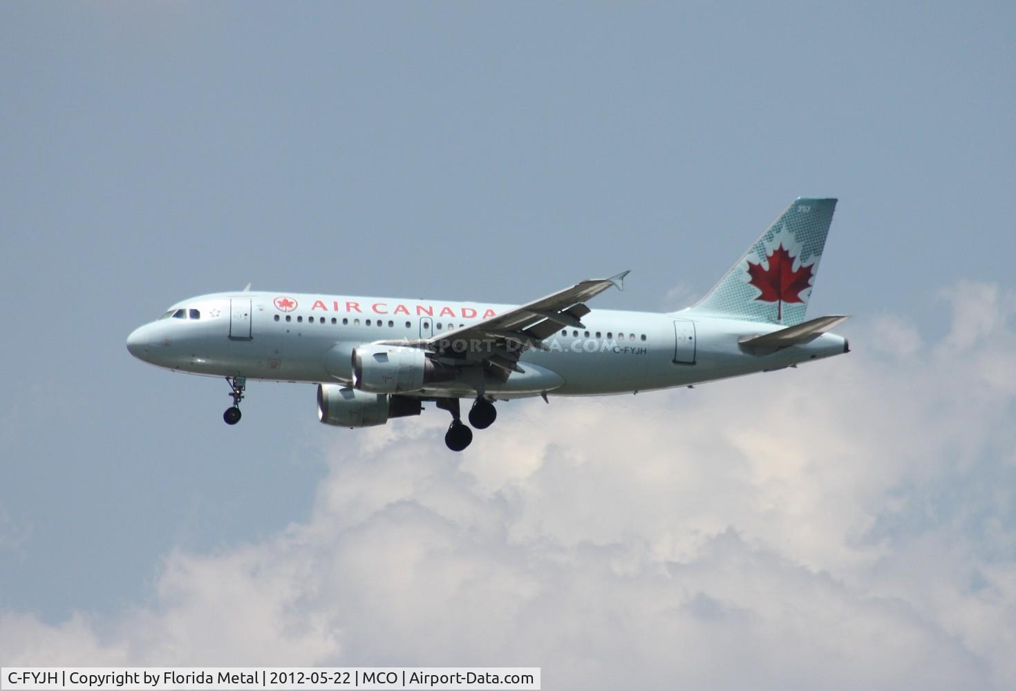 C-FYJH, 1996 Airbus A319-114 C/N 672, Air Canada A319