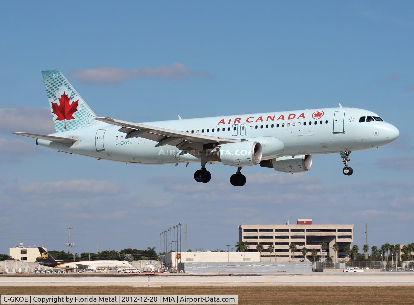 C-GKOE, 2002 Airbus A320-214 C/N 1874, Air Canada A320