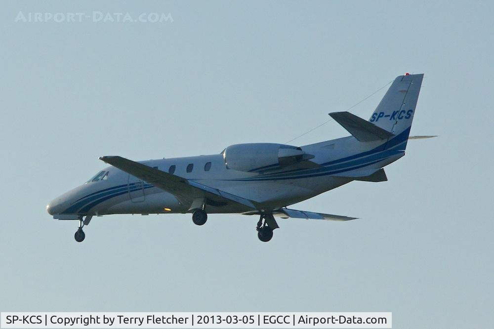 SP-KCS, 2006 Cessna 560XLS Citation Excel C/N 560-5649, Vistor for the EUFA Champions League match between Manchester United and Real 
Madrid