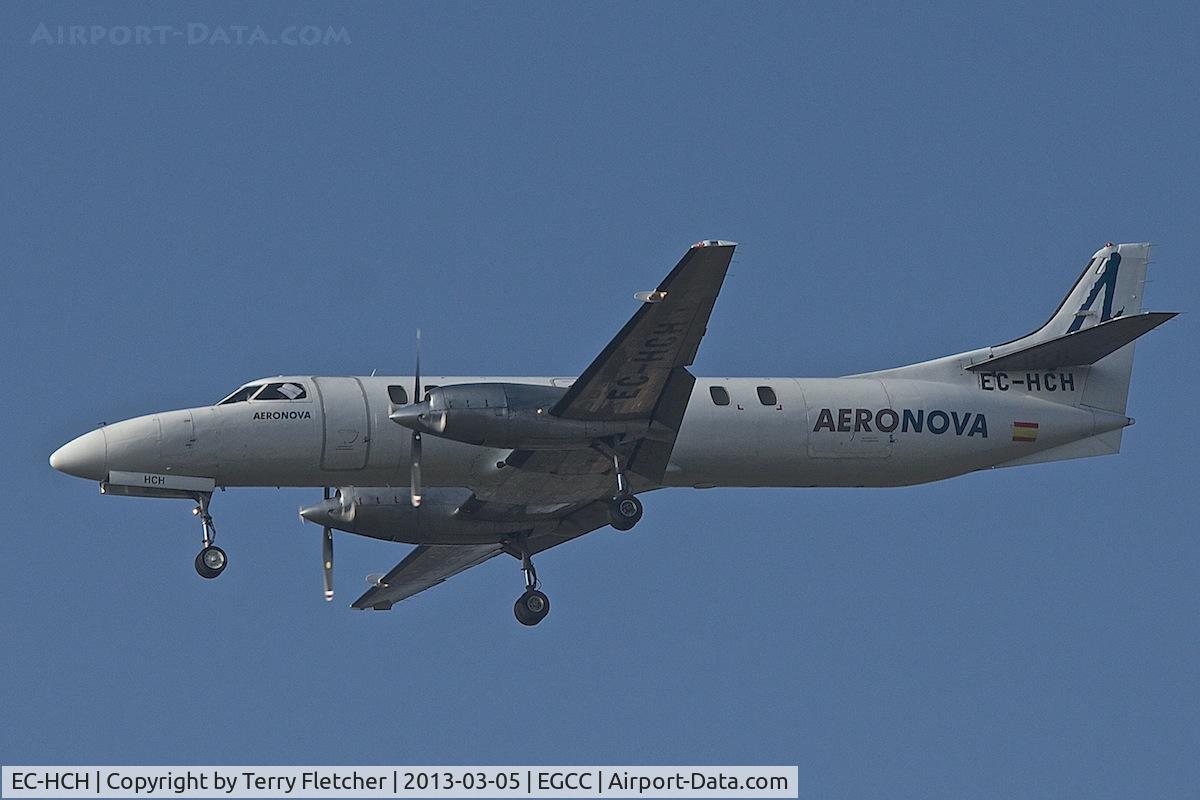 EC-HCH, 1986 Swearingen SA-226T Metro III C/N AC-658B, Aeronova Fairchild SA-227AC Metro III, c/n: AC-658B at Manchester