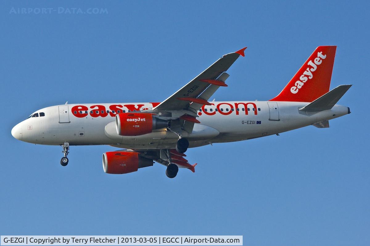 G-EZGI, 2011 Airbus A319-111 C/N 4693, 2011 Airbus A319-111, c/n: 4693 at Manchester