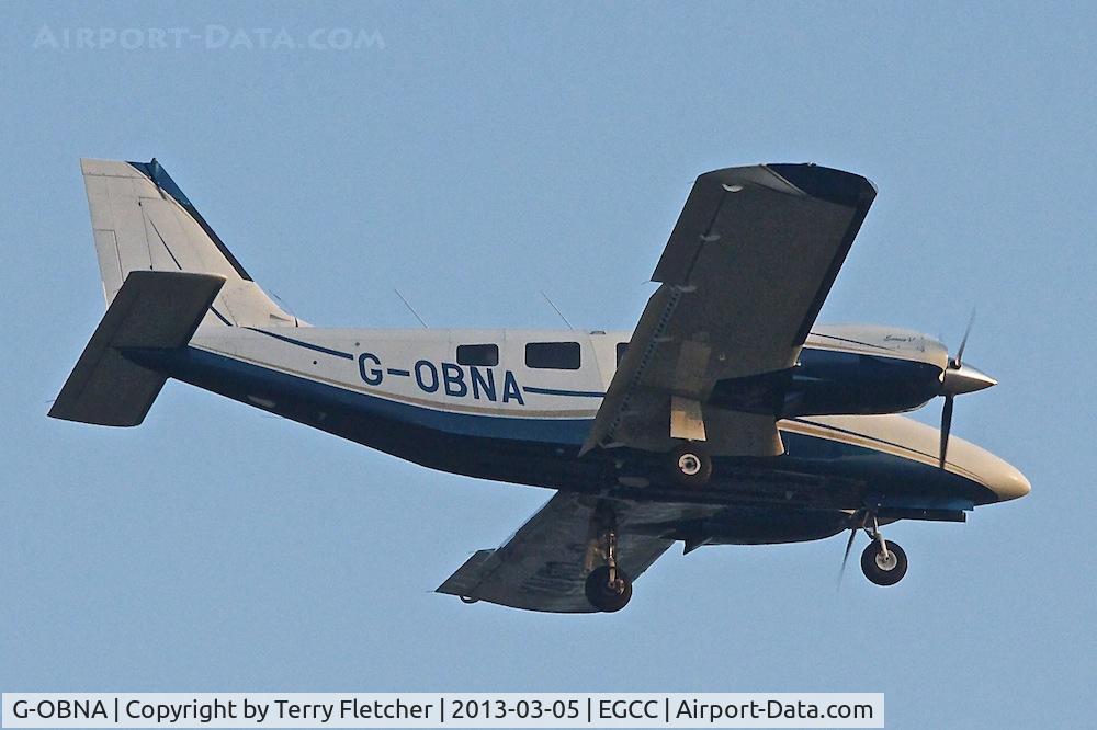 G-OBNA, 1997 Piper PA-34-220T Seneca V C/N 34-49002, 1997 Piper PA-34-220T V, c/n: 3449002 at Manchester