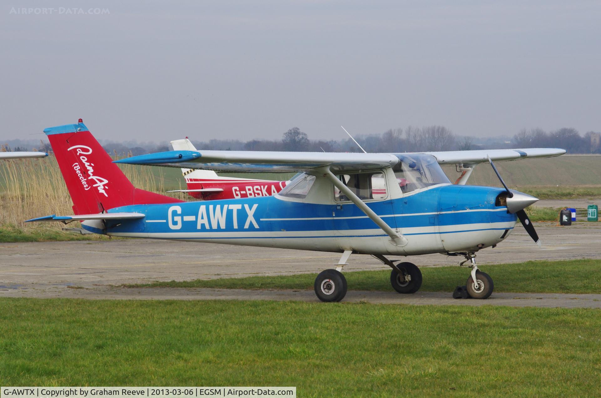 G-AWTX, 1968 Reims F150J C/N 0404, Paked at Beccles.