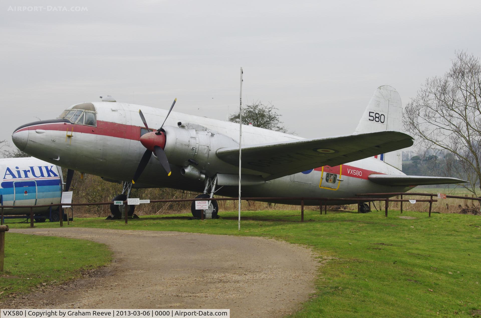 VX580, 1950 Vickers 659 Valetta C2 C/N 432, Preserved at the Norfolk and Suffolk Aviation Museum, Flixton.
