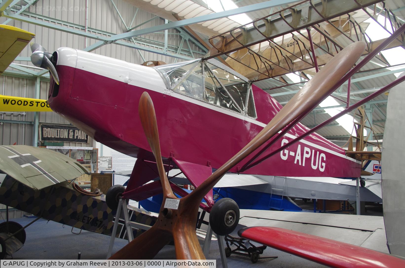 G-APUG, 1959 Luton LA-5 Major C/N PAL 1203, Preserved at the Norfolk and Suffolk Aviation Museum, Flixton.
