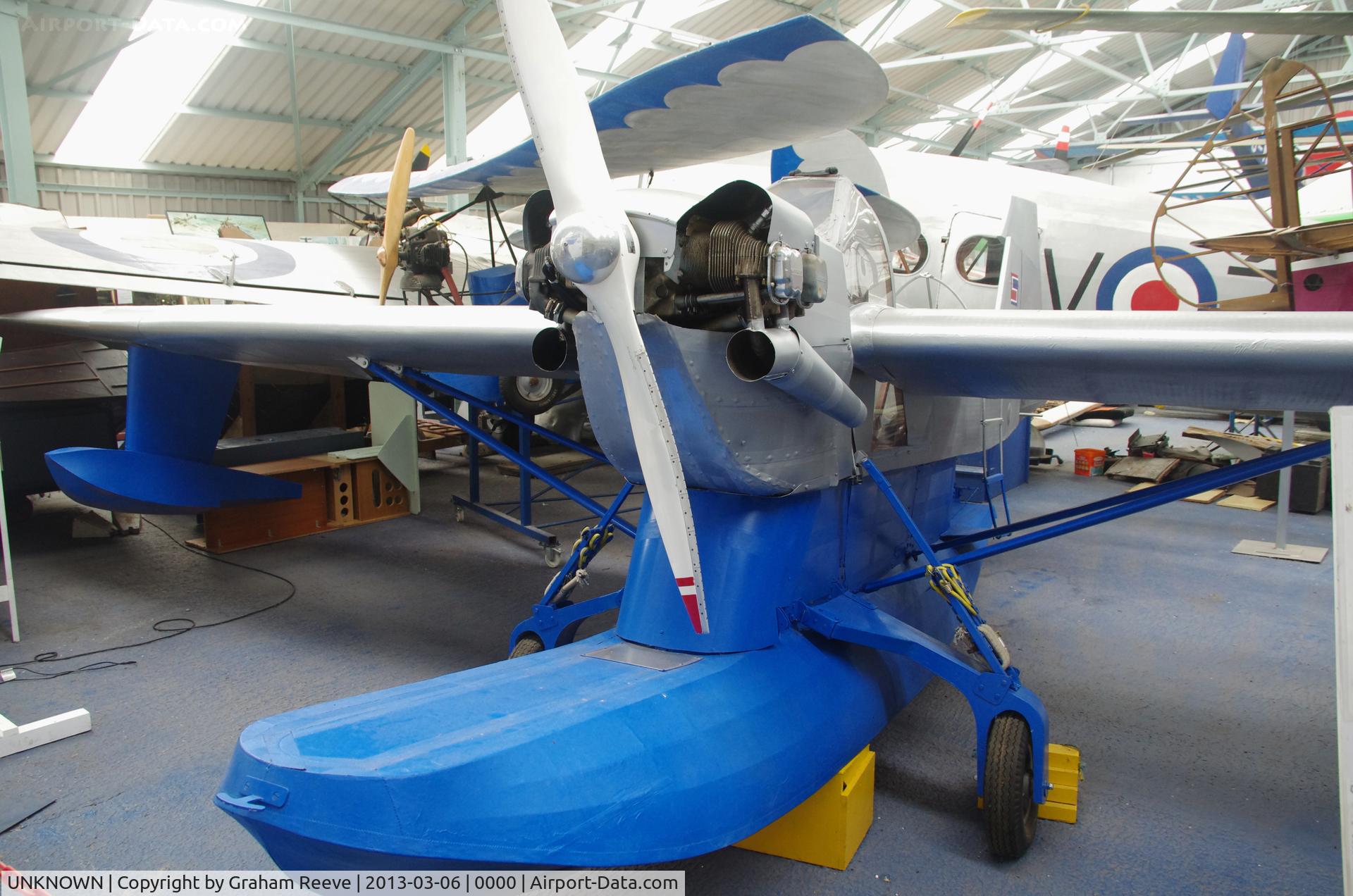 UNKNOWN, Miscellaneous Various C/N unknown, Goldfinch Amphibian 161 preserved at the Norfolk and Suffolk Aviation Museum, Flixton.