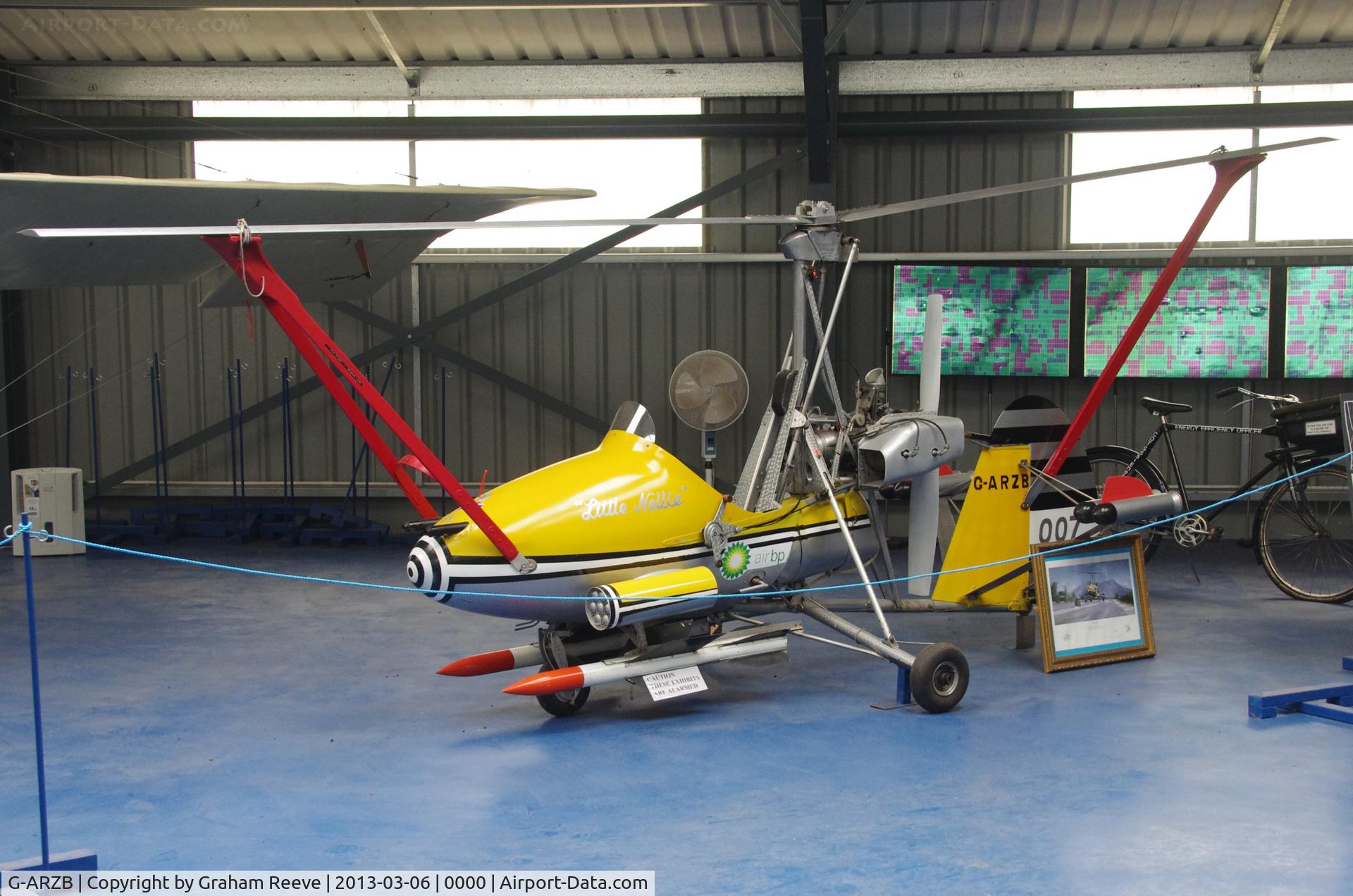 G-ARZB, 1962 Wallis WA116 Series 1 C/N B.203, Preserved at the Norfolk and Suffolk Aviation Museum, Flixton.