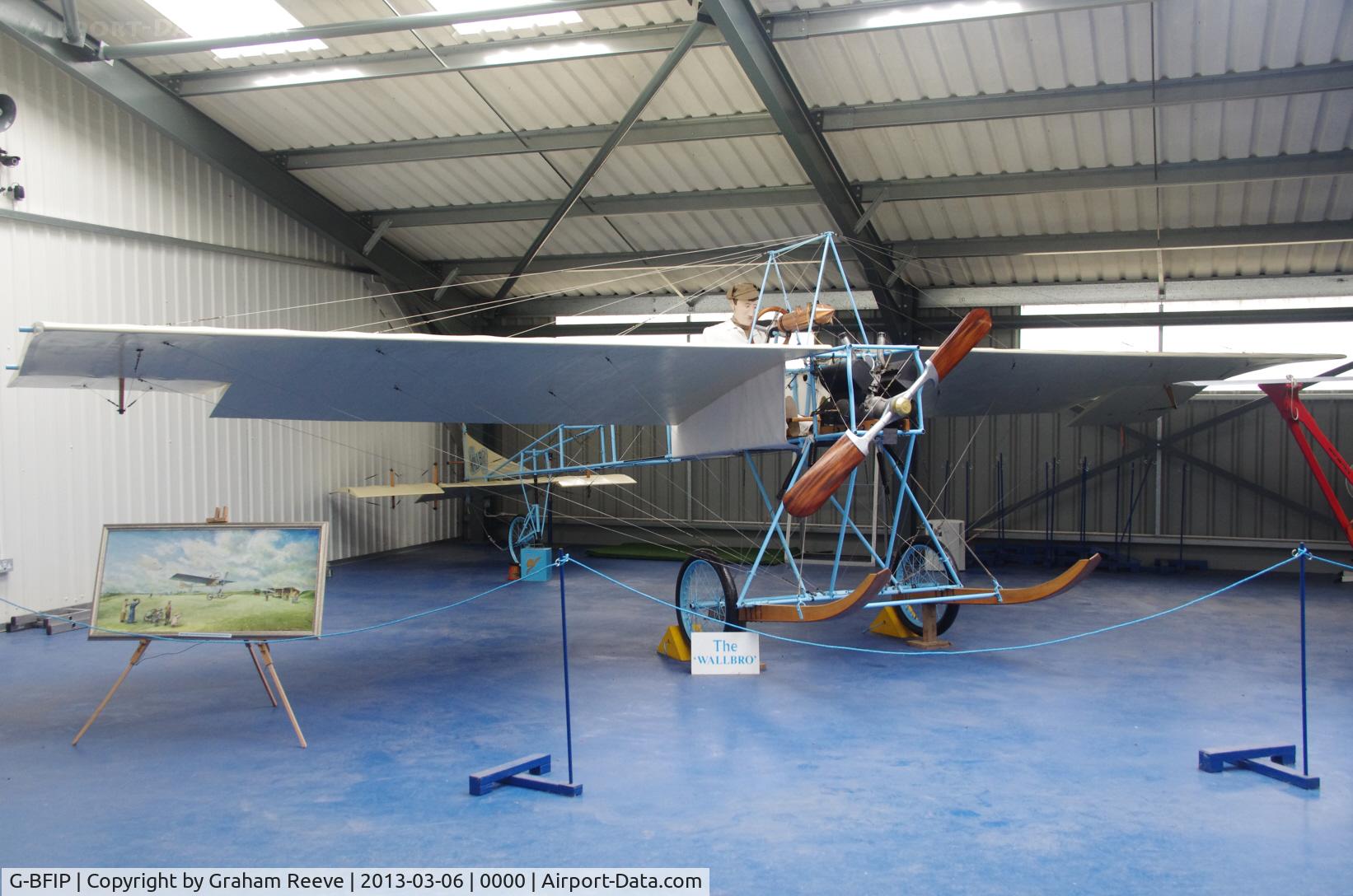 G-BFIP, Wallbro Monoplane Replica C/N WA-1, Preserved at the Norfolk and Suffolk Aviation Museum, Flixton.