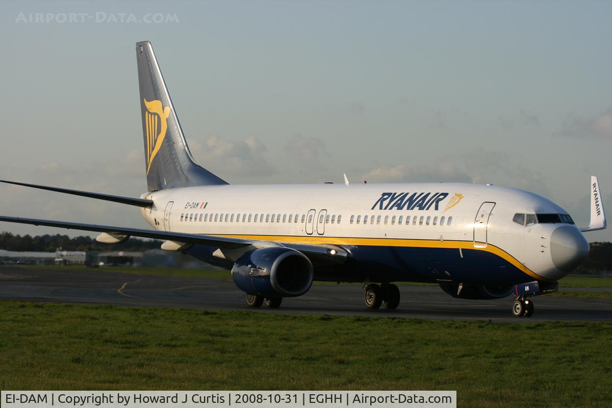EI-DAM, 2003 Boeing 737-8AS C/N 33719, Ryanair