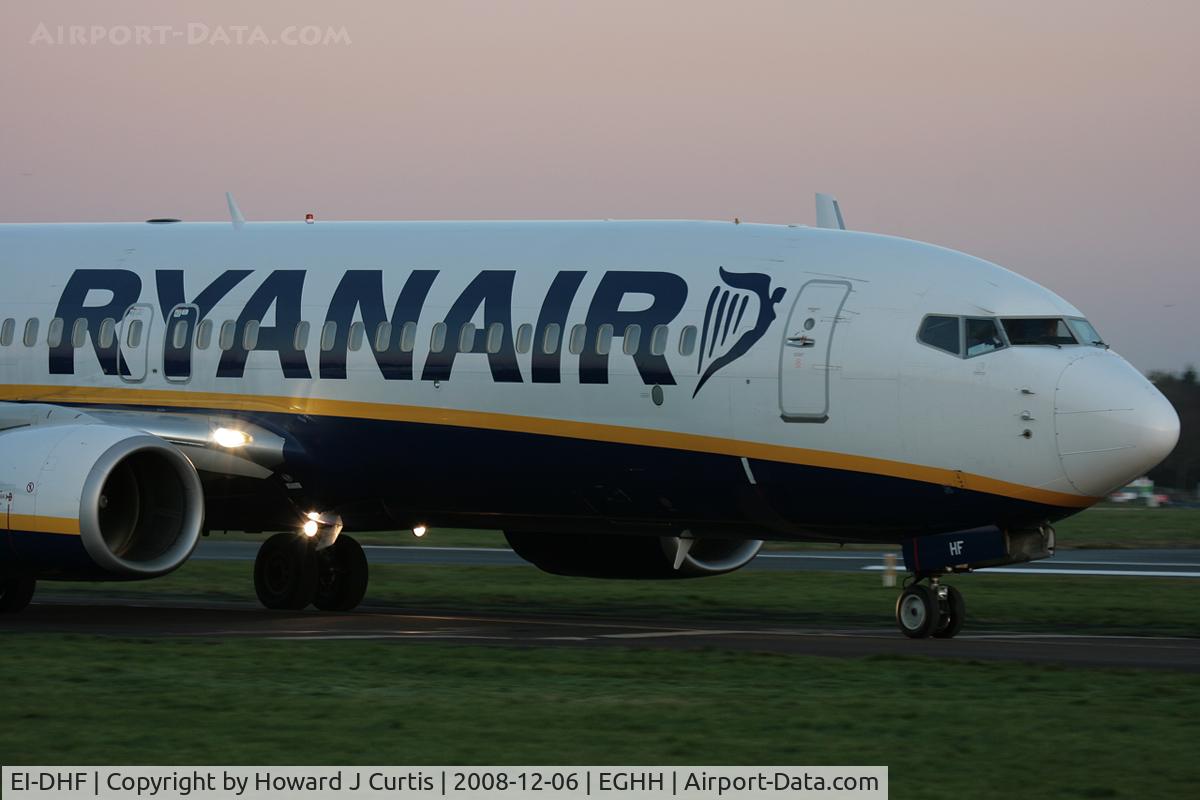 EI-DHF, 2005 Boeing 737-8AS C/N 33575, Ryanair