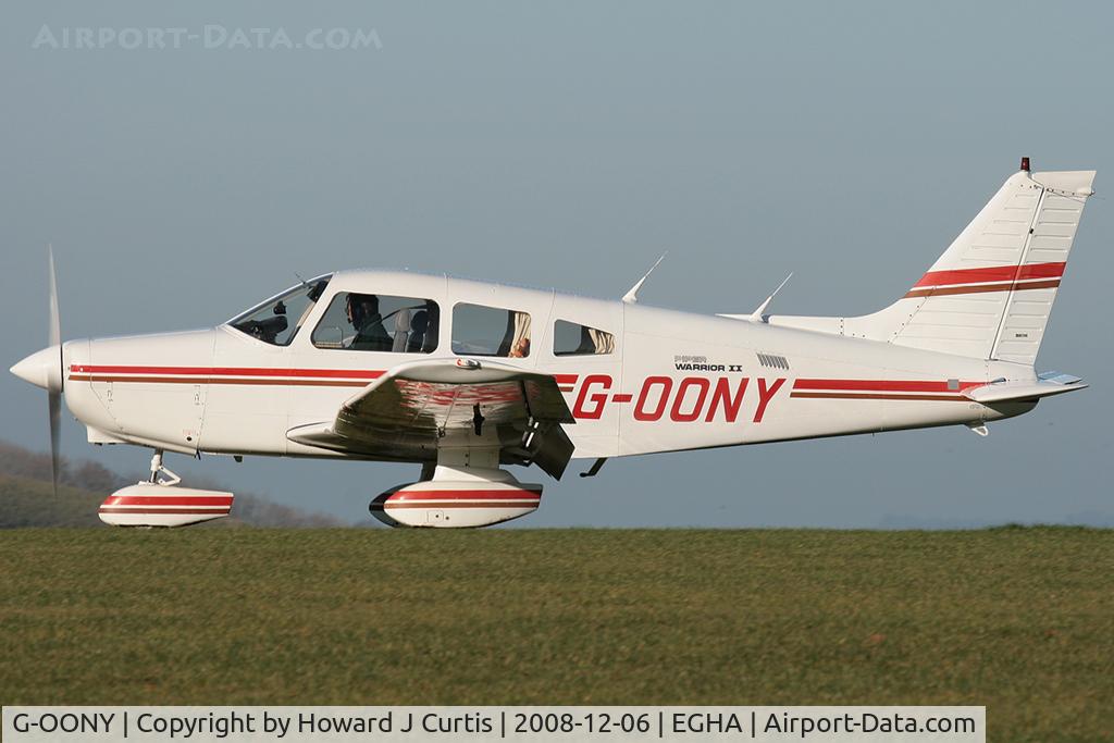 G-OONY, 1983 Piper PA-28-161 Cherokee Warrior II C/N 28-8316015, Privately owned.