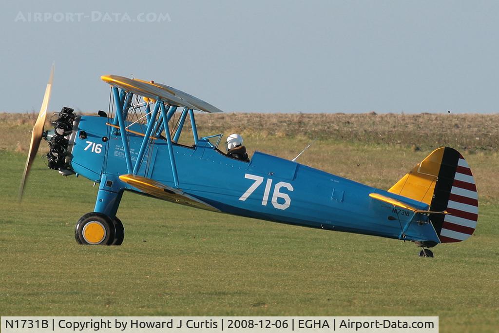 N1731B, 1943 Boeing E75 C/N 75-5716, Privately owned.