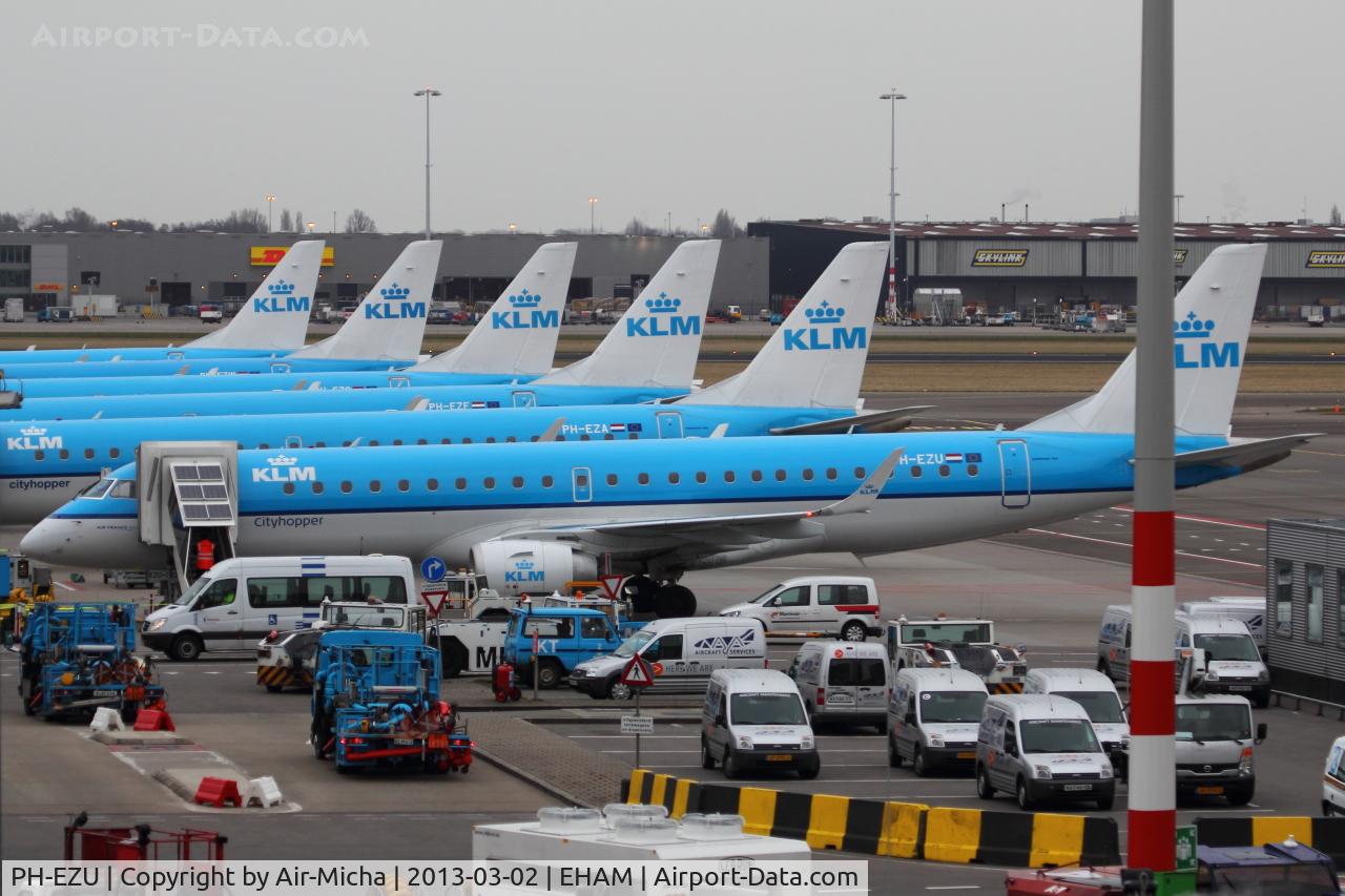 PH-EZU, 2012 Embraer 190LR (ERJ-190-100LR) C/N 19000522, KLM Royal Dutch Airlines