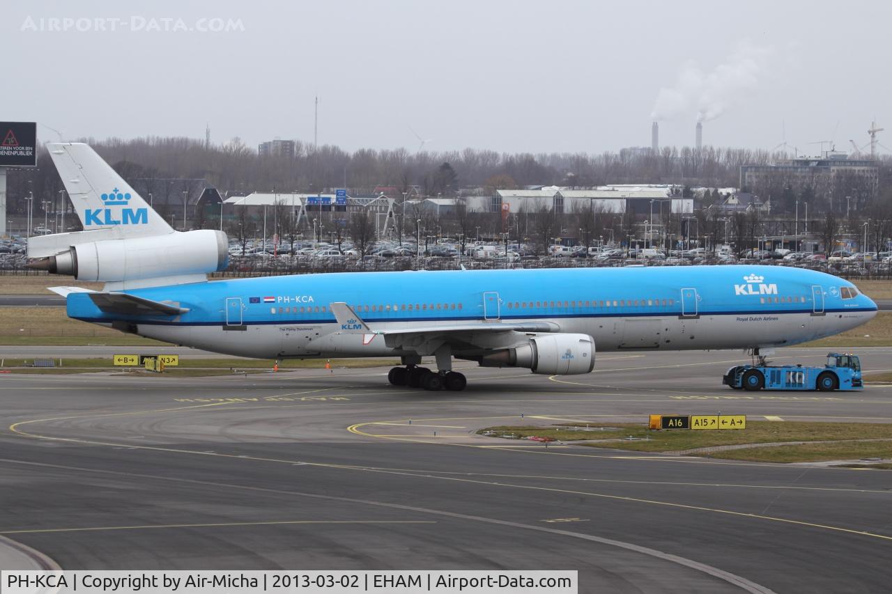PH-KCA, 1993 McDonnell Douglas MD-11 C/N 48555, KLM Royal Dutch Airlines