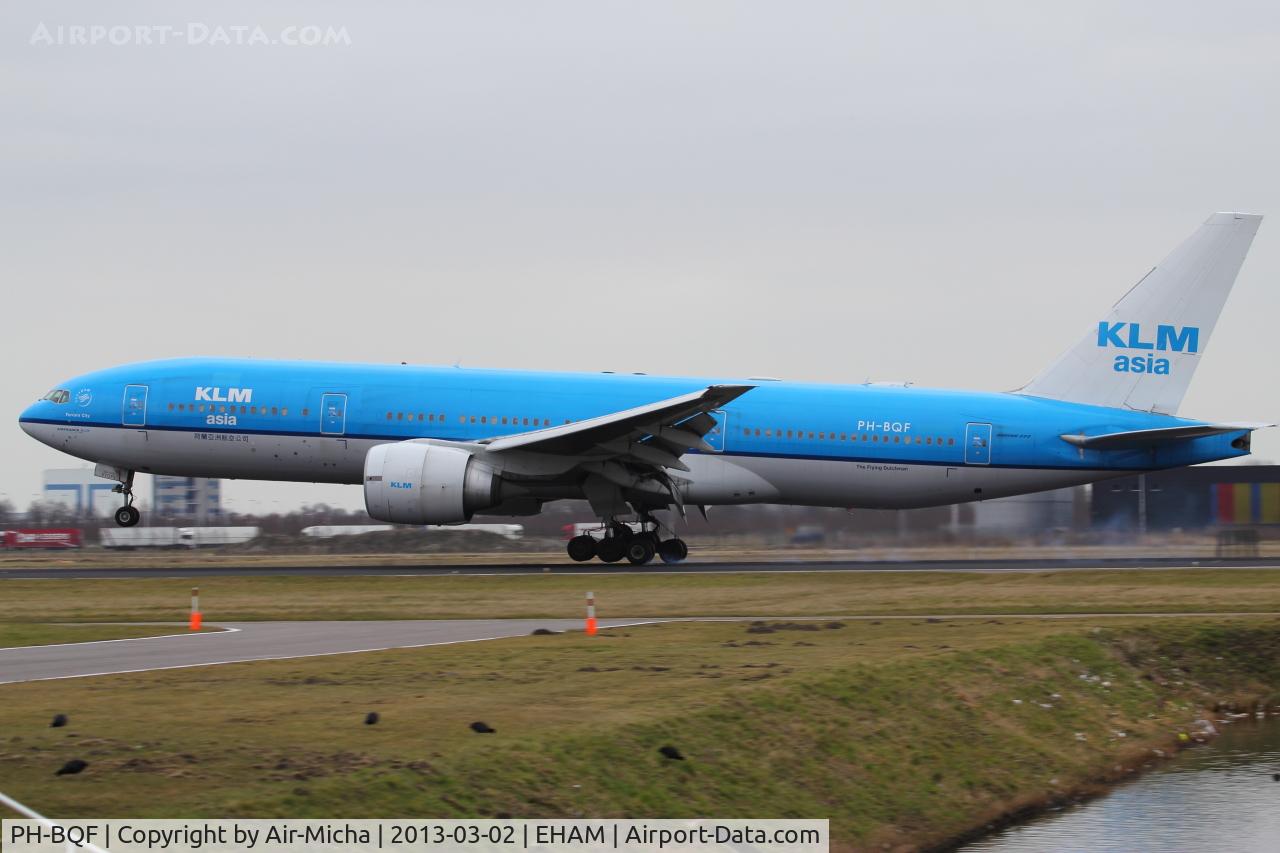 PH-BQF, 2004 Boeing 777-206/ER C/N 29398, KLM Royal Dutch Airlines