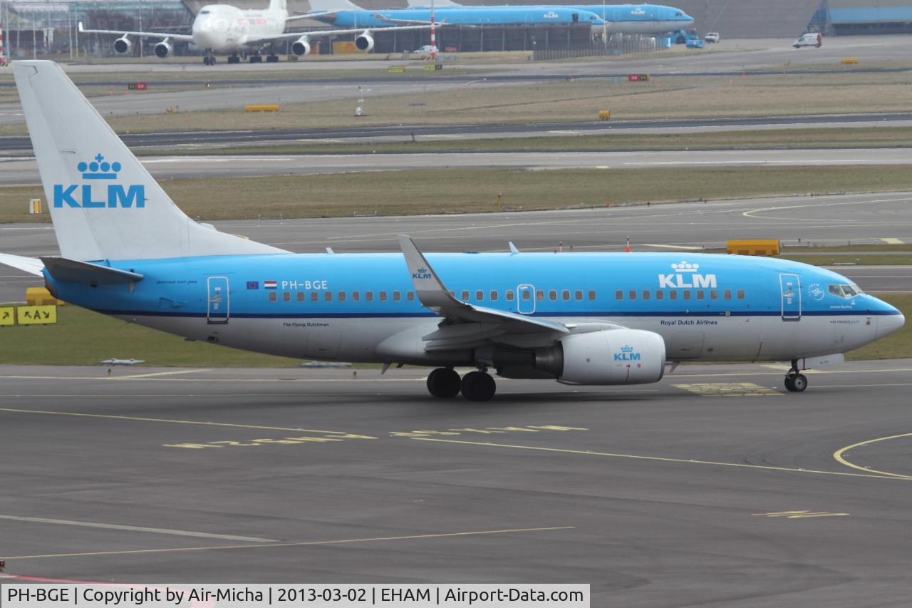 PH-BGE, 2008 Boeing 737-7K2 C/N 30371, KLM Royal Dutch Airlines